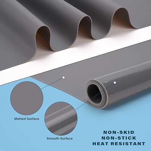 Miniatura 3 de Tapete multiusos de gran tamaño, de silicona, para manualidades, joyas, moldes de fundición, protector de encimera, mantel individual