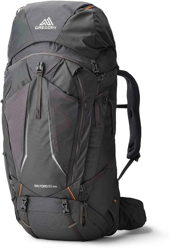 Gregory Baltoro Mochila unisex 85L Pro con suspensión FreeFloat, panel trasero transpirable AirCushion, pequeña, gris hierro