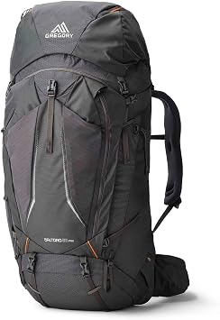 Gregory Baltoro 85L Pro Unisex Backpacking Pack with FreeFloat Suspension, AirCushion Breathable Backpanel, Large, Iron Grey