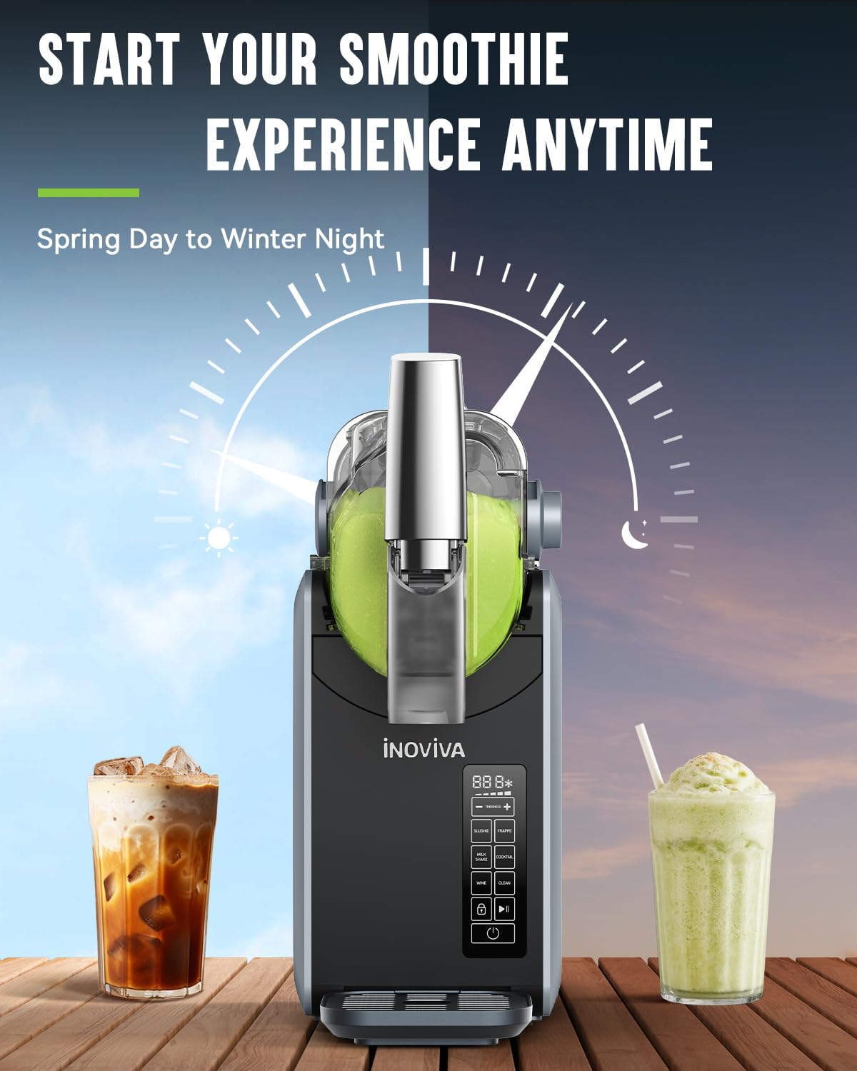 INOVIVA Machine à slushie 1,927,8 g