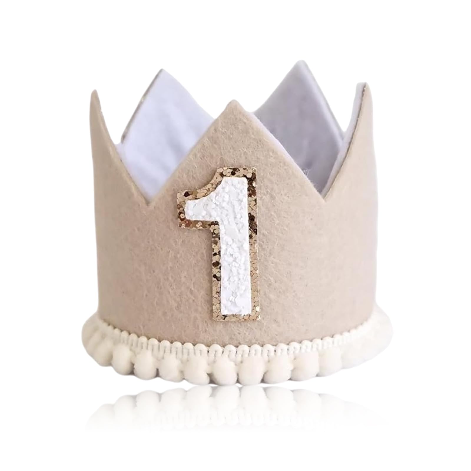 1st Birthday Crown, First Birthday Hat, 1st Birthday Hat, First Birthday Decorations Boy, Suitable for Birthday Parties, Carnivals, Suitable for Boys And Girls On Their First Birthday Celebration