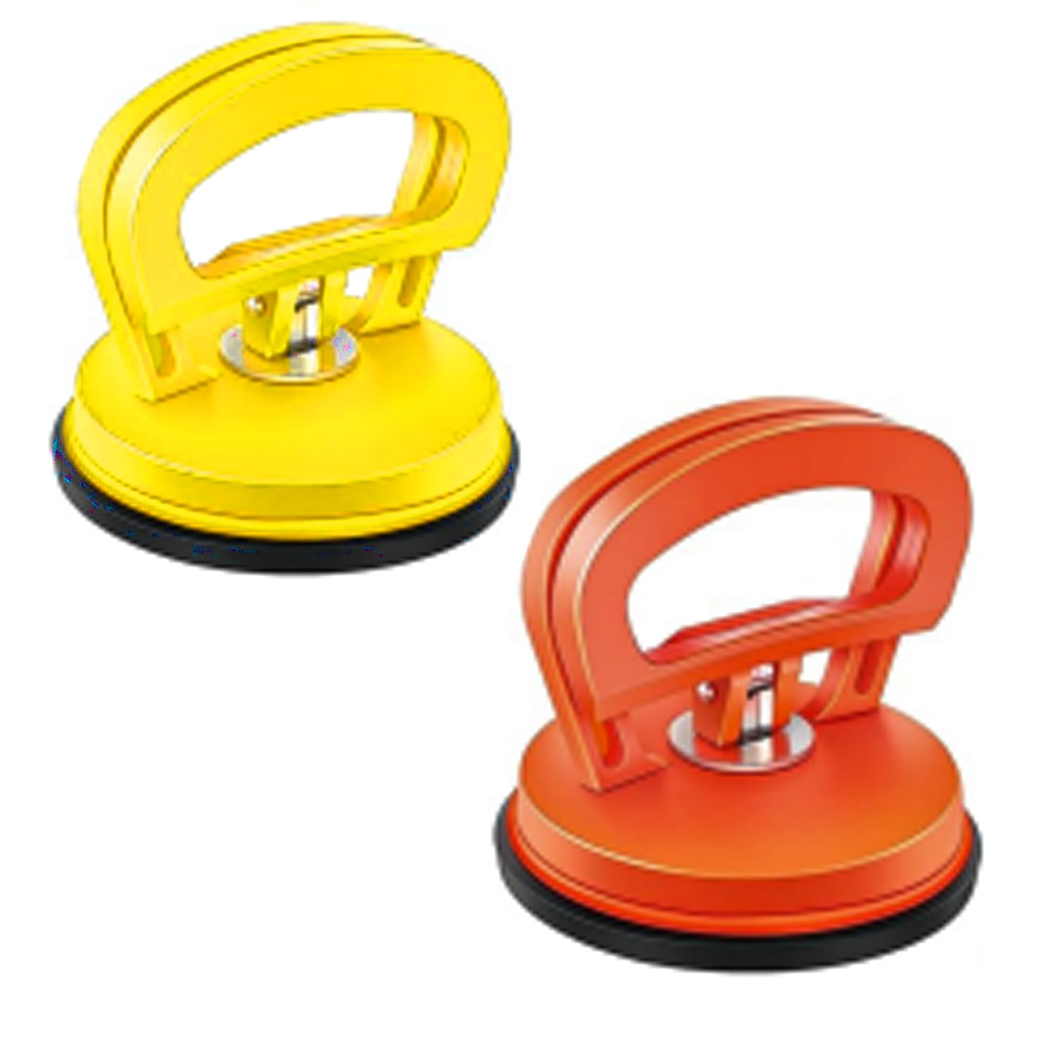 YOYUTOX Dent Puller, 2-Pack Strong Suction Car Dent Repair Kit Large + Small, Multi-Function Handle Dent Remover Tool for Car Body, Tile Lifting, and