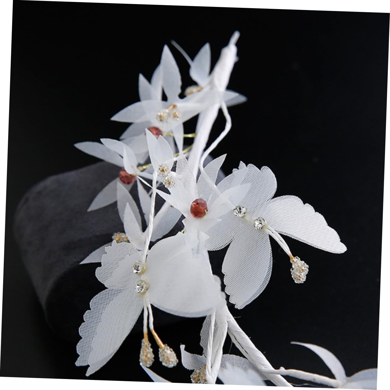VICASKY 3 Pezzi Cerchietto Bianco per Sposa e Damigelle Fascia Raffinato per Matrimonio e Banchetto Accessorio Femminile Chic e
