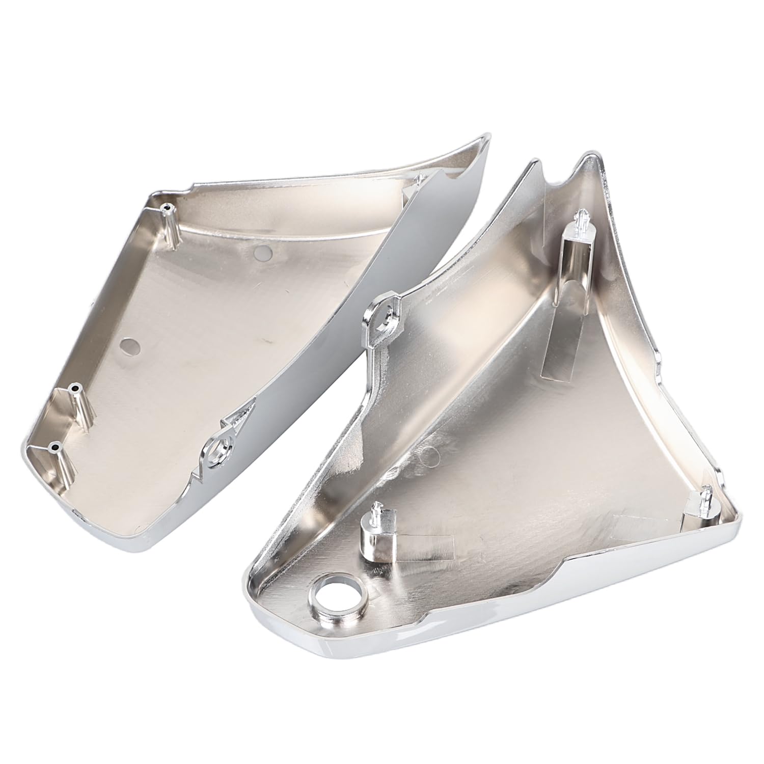 Coperchi laterali della batteria Chrome per K-awasaki Vulcan 900 VN900 Classic Custom 2006-2020