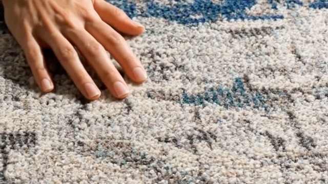 Tapete SAFAVIEH Madison 9 x 12 pies crema y azul miniatura 7