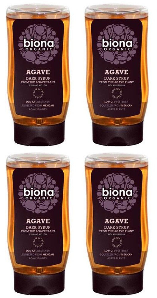 Biona Agave Dark syrup Organic 350g-4 Pack