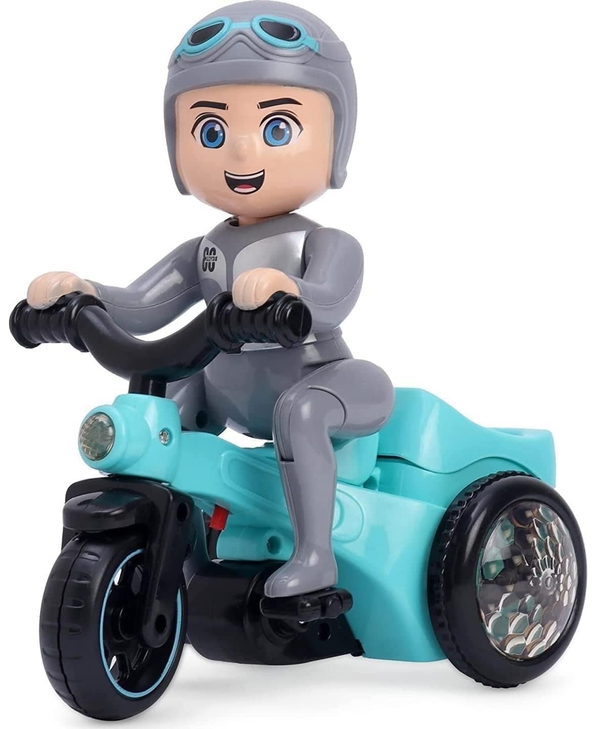 EUPHORIA Rk Toys Stunt Tricycle Bump and Go Toy with 4D Lights, Dancing Toy, Battery Operated Toy Plastic for Boys Girls - Multi Color (B0D5Y1QX6K) Amazon Price History, Amazon Price Tracker