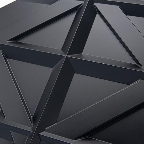 Vista 14 de Art3d Panel de pared 3D de PVC, azulejos decorativos de pared en blanco, paquete de 12 unidades de 19.7 x 19.7 pulgadas Matt blanco