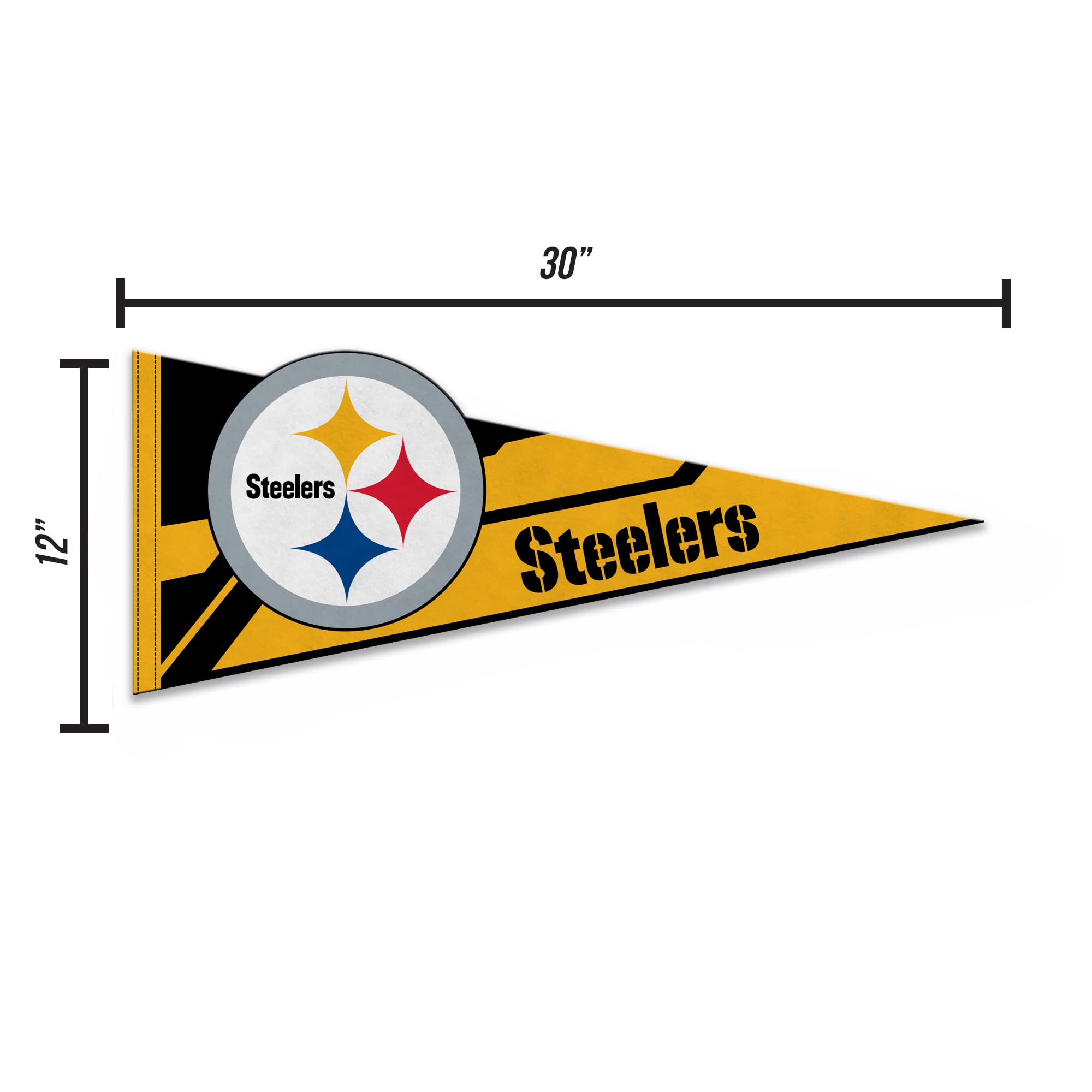 Liberty Flames Wimpel – 30,5 X 76,2 Cm Weicher Filz-Wimpel, Offiziell Lizenziert – Für Zimmer, Man-Cave, Fan-Deko