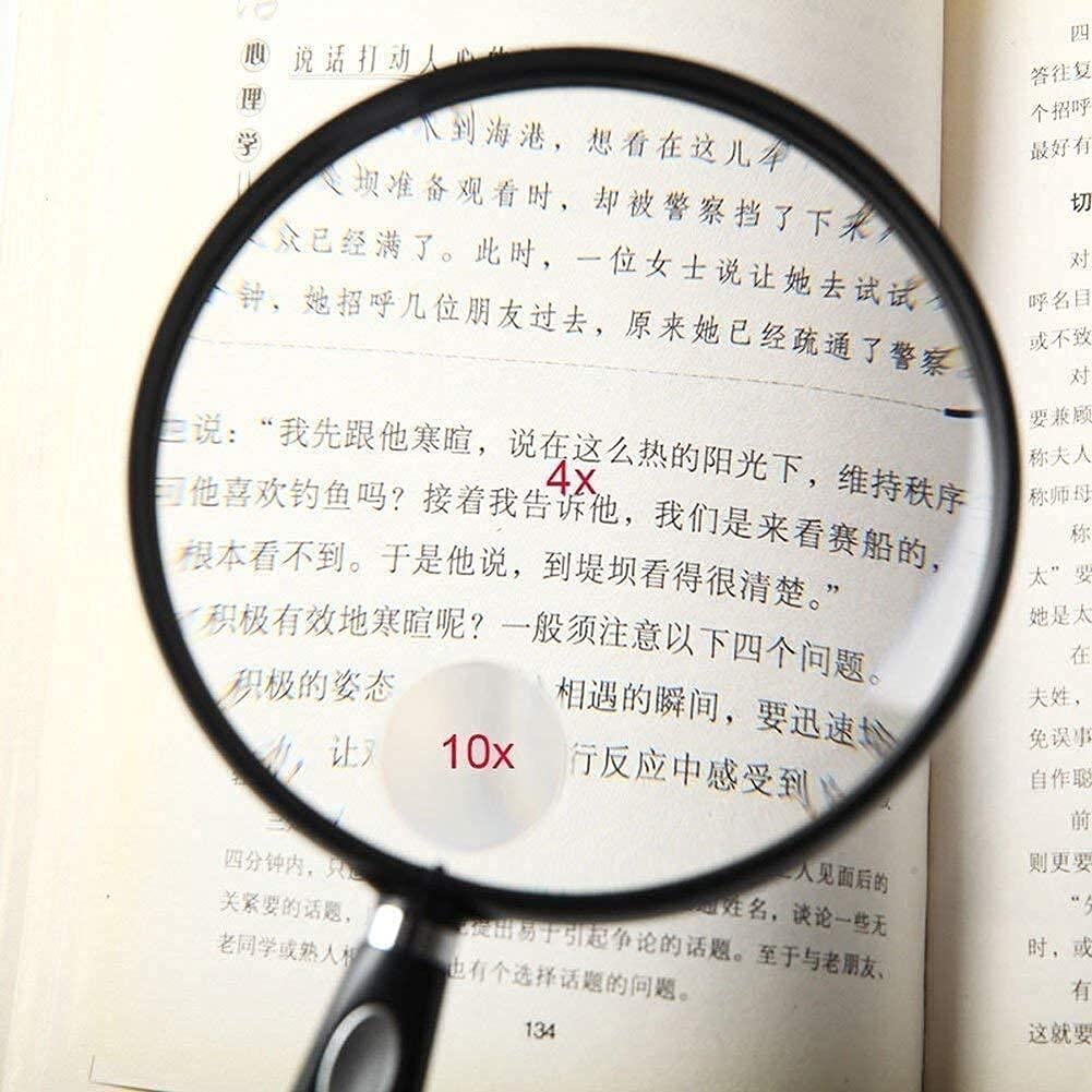 Magnifyiglasses Lenti di ingrandimento Lente di ingrandimento per lavori Artigianali Readimagnifier 3X / 4X Magnifyiglass Portatile: Lenti ottiche ad Alta defin