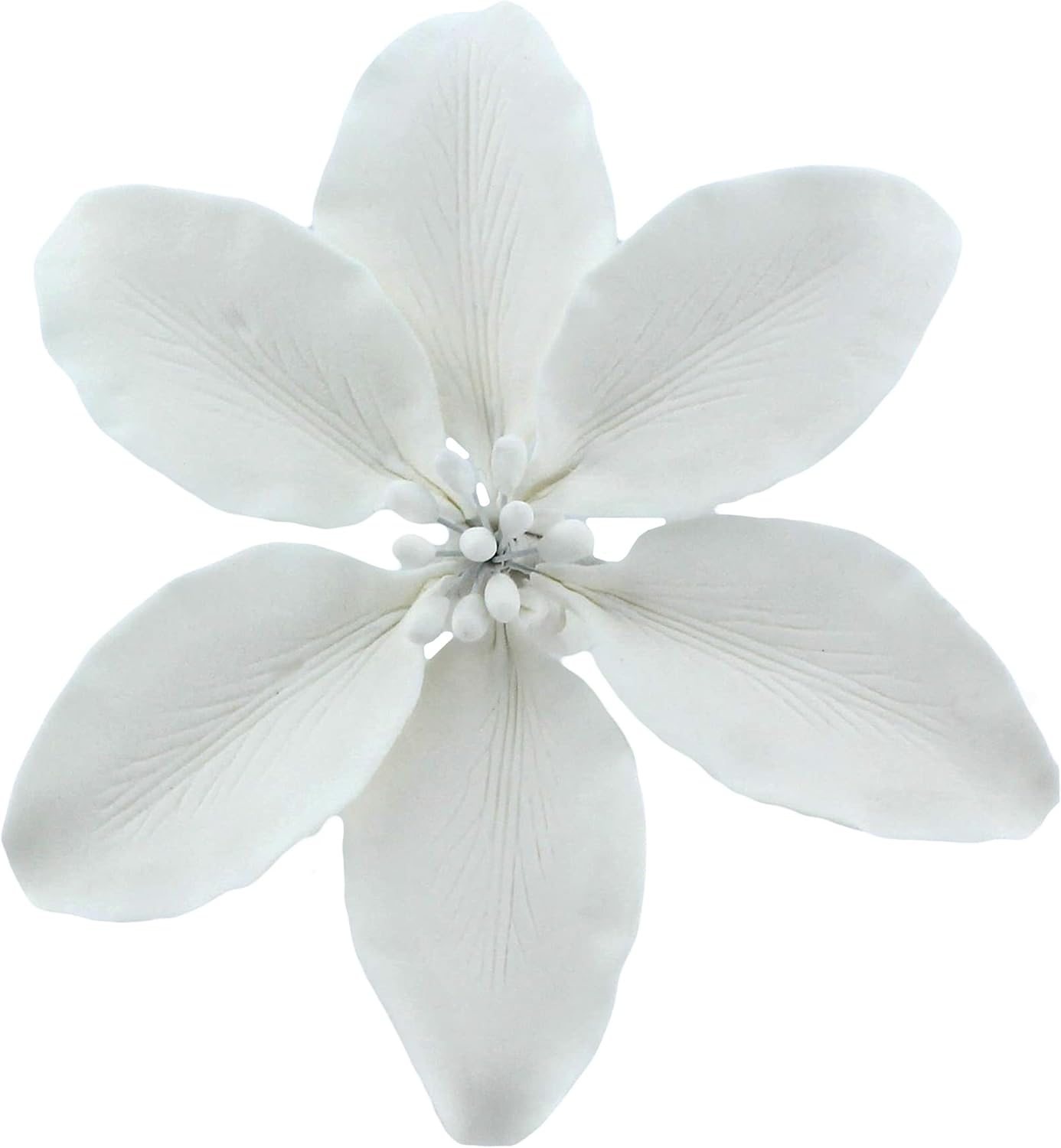 Global Sugar Art Casablanca, Easter Lily Sugar Cake Flowers, White Extra Large 3 Count by Chef Alan Tetreault