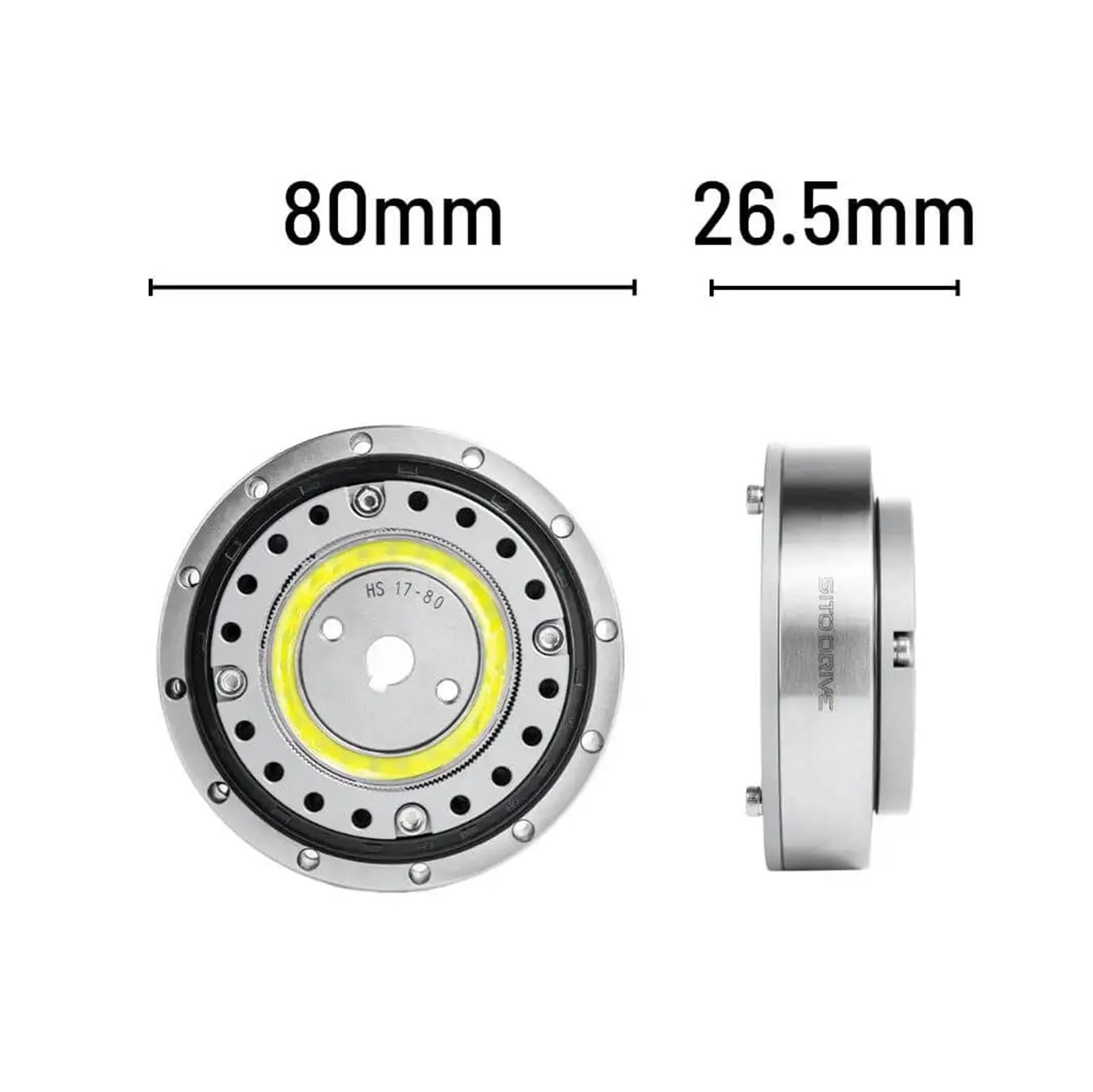 Bolisila HS-17-III Harmonic Drive Strain Wave Gearbox High Torque for Automation Robot Arm BLDC Servo Motor(30)