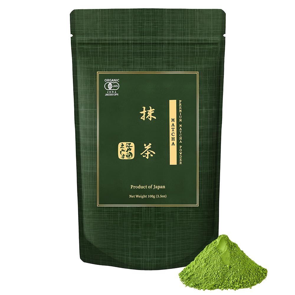 YEDOENSIS Premium Matcha - Authentic Japanese Green Tea Matcha Powder, Vegan, Gluten-Free (100g)