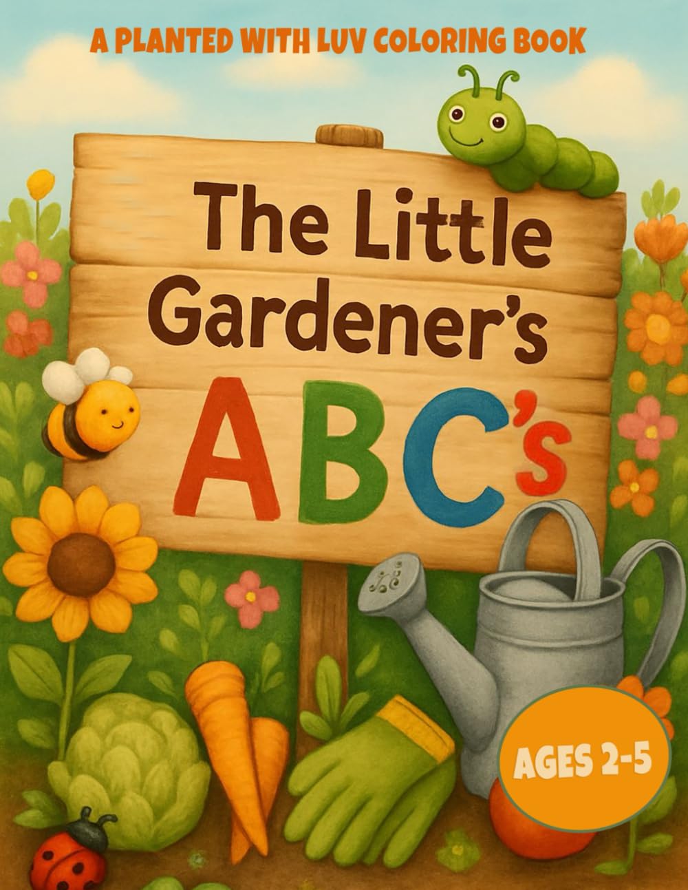 The Little Gardener's ABC's: A Planted with Luv Coloring Book