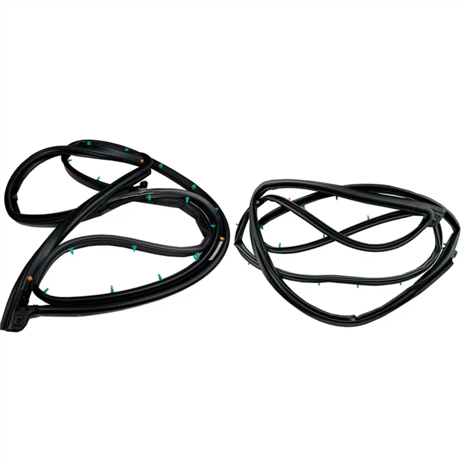 Rubber Sealing Strip for Hyundai for Veloster 2012-2017(LH RH) A51K-Car Front Door Side Weatherstrip Set 82130-2V000 82140-2V000 Car Door Seal Strip