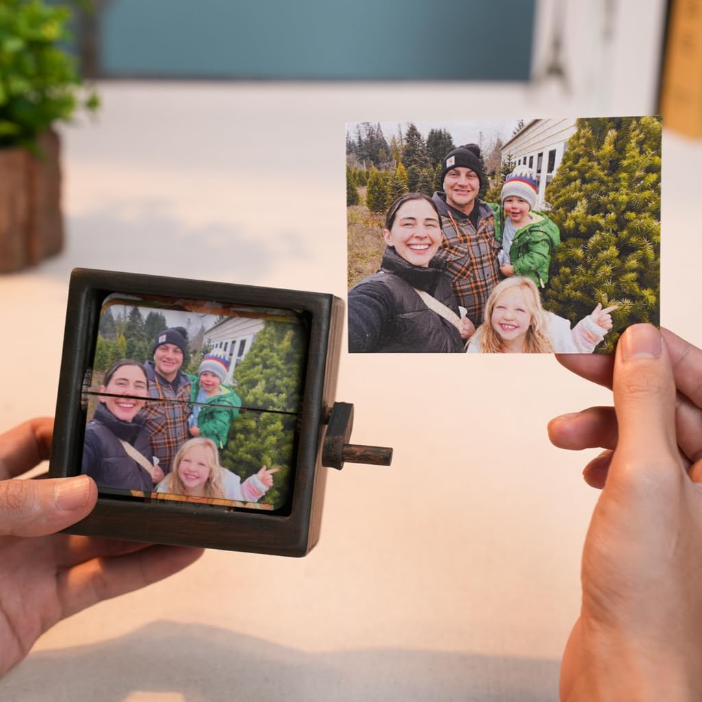 Amazon.com: Custom Photo-Album Flip Box Frame Mechanical Hand