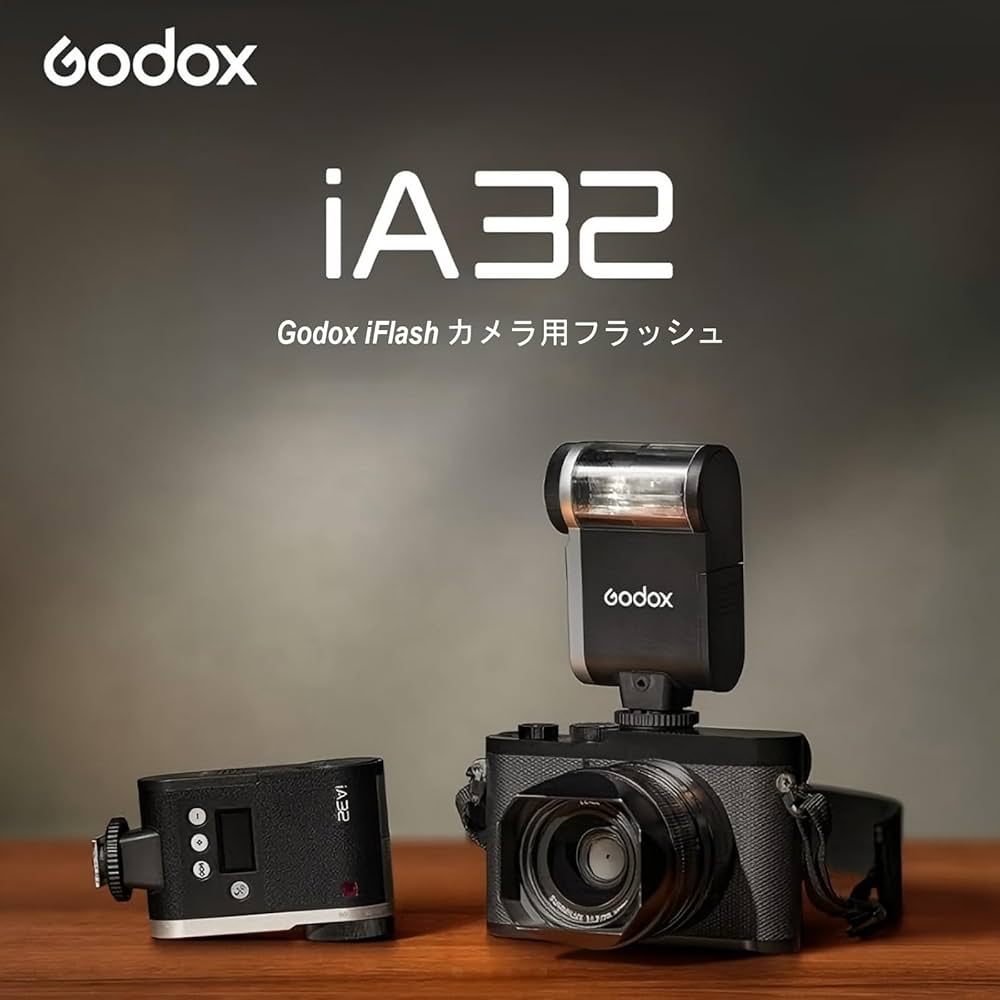 Godox iA32 カメラフラッシュ スピードライト Amazon | Godox iA32 ミニカメラフラッシュスピードライト、8