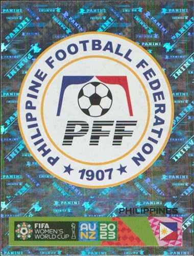 2023 Panini FIFA Women's World Cup Stickers #39 Team Logo Philippines Mini Sticker Soccer Futbol Trading Card