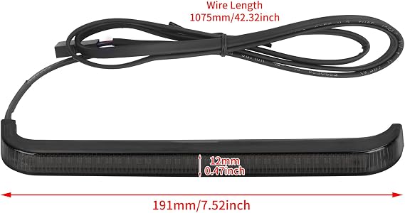 Smoke Saddlebag Tail Lights Fit for Harley Touring 2023.5-2025 | For CVO Street Glide FLHX FLHXST FLHXSE Road Glide FLTRX FLTRXST FLTRXSE, Sequential Turn Signals, Plug And Play, Smoke Lens