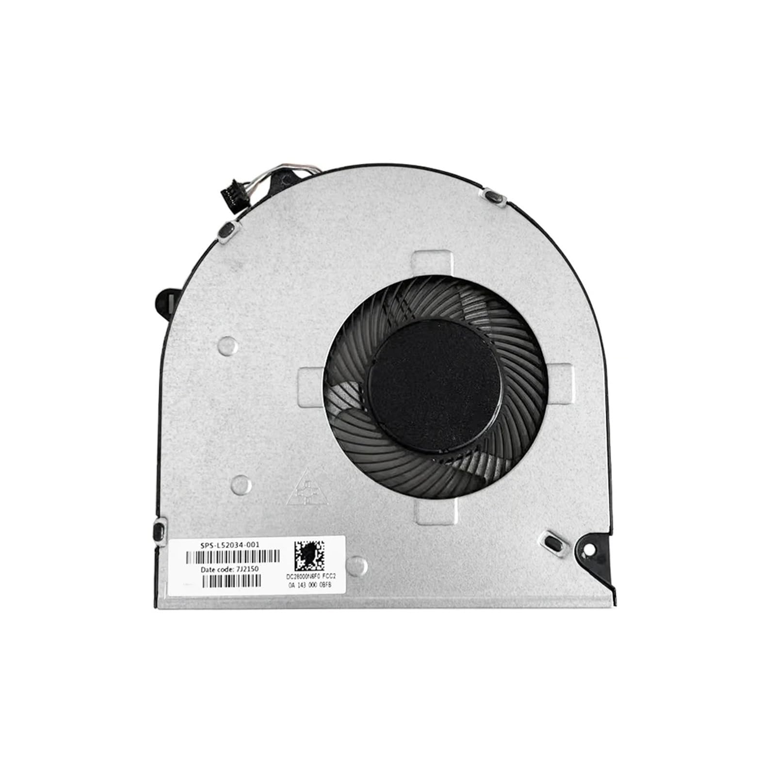 Ventola di Raffreddamento della CPU, Compatibile for HP, 15-DU 15S-DU 15S-DY 15-DW TPN-C139 L52034-001,Ventola del dissipatore di Calore