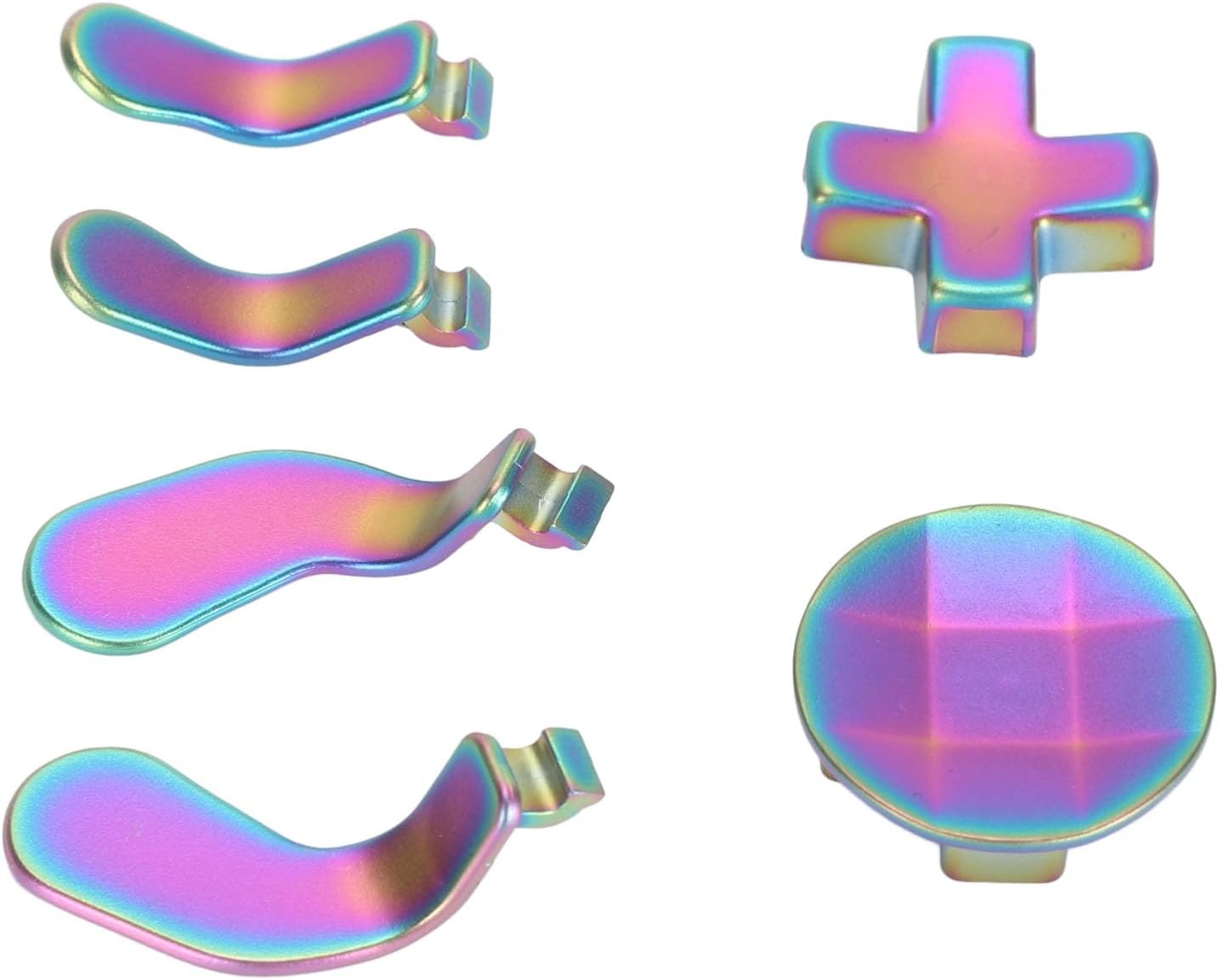 Yunseity for Xbox One Elite Series 2 Controller Metal Thumbsticks Replacement Kit, Metal Joysticks Paddles Accessories, Compatible with for Xbox Elite Series 2 Controller (Blue #11)