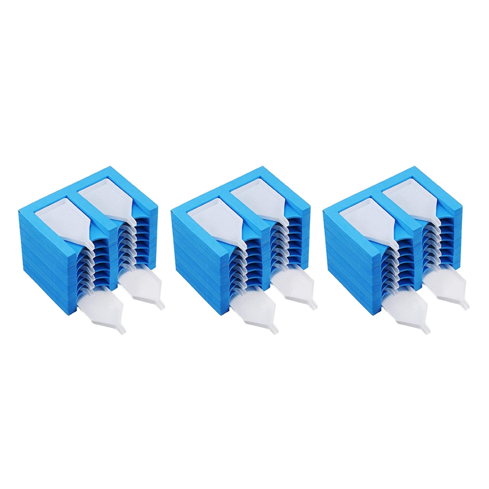 Hndhbfgrt 3X 16 Slots Tray Organizer Accessories Tray Tools Kits Organizer Blue