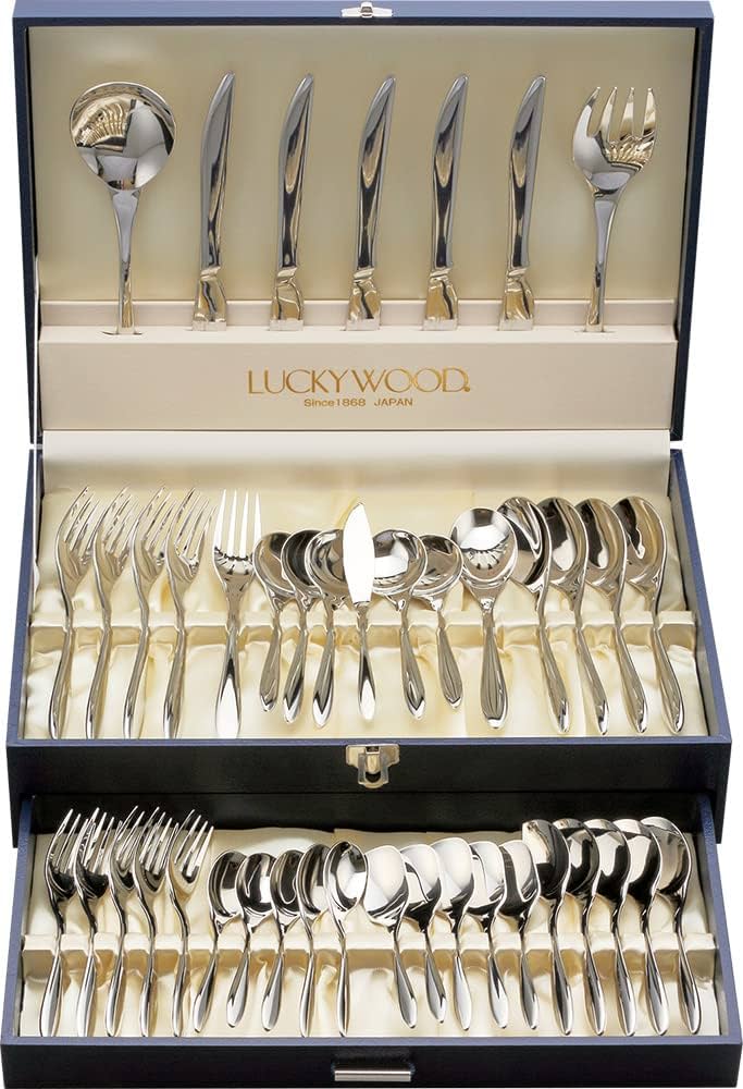 新品未使用品　LUCKY WOOD カラトリー 5種類x5本 013-05225-940-0.jpg