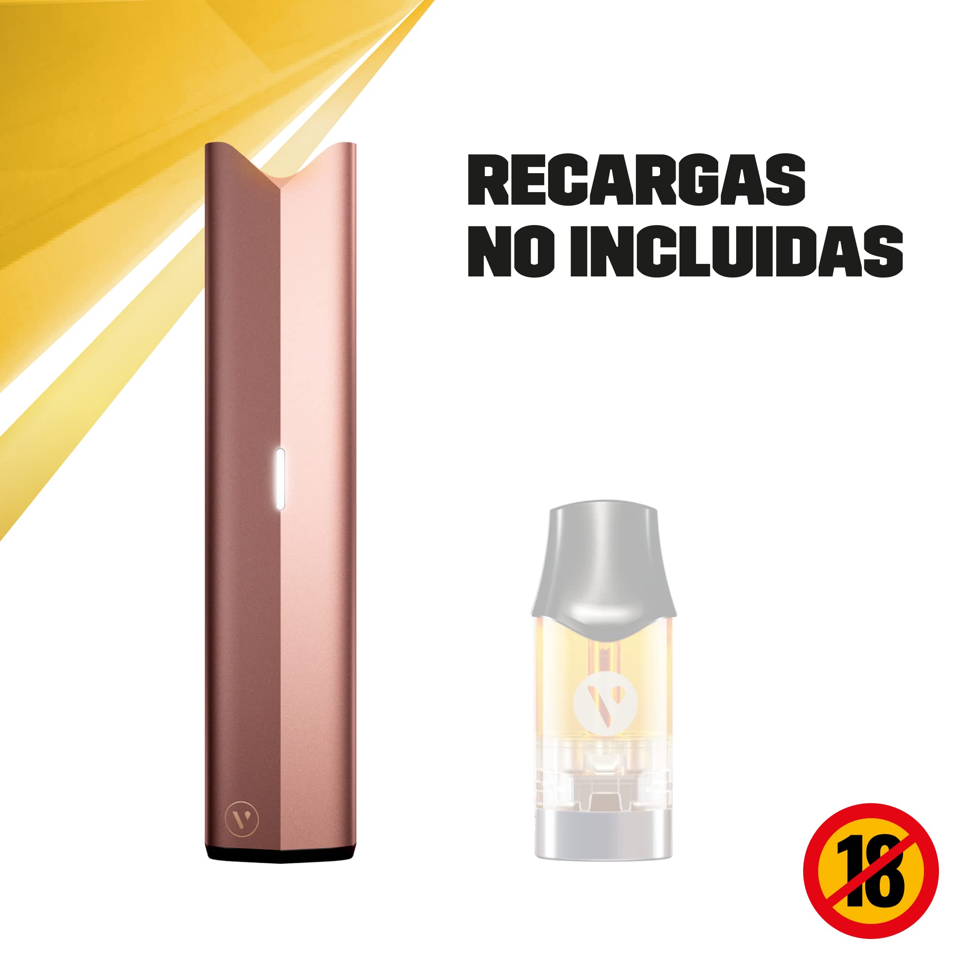 VUSE Vaper ePod 2 Rosa | Cigarrillo electrónico, sin Recargas y sin  Nicotina