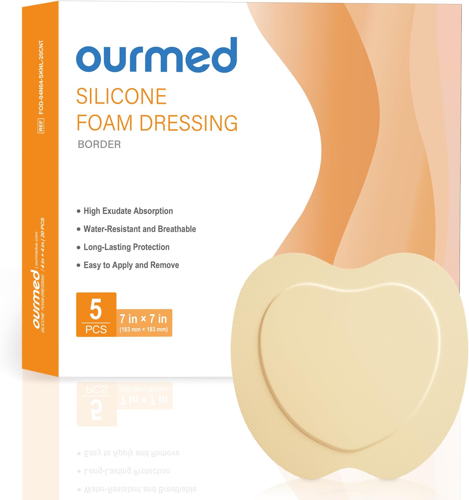 Sacral Silicone Foam Dressing