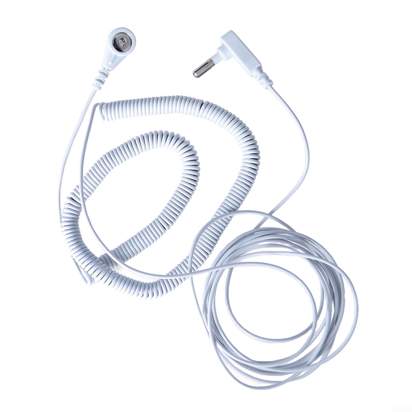 Reliable For Grounding Cable, 15 Foot Length, Suitable For Antistatic Wrist Straps And For Grounding Sheets