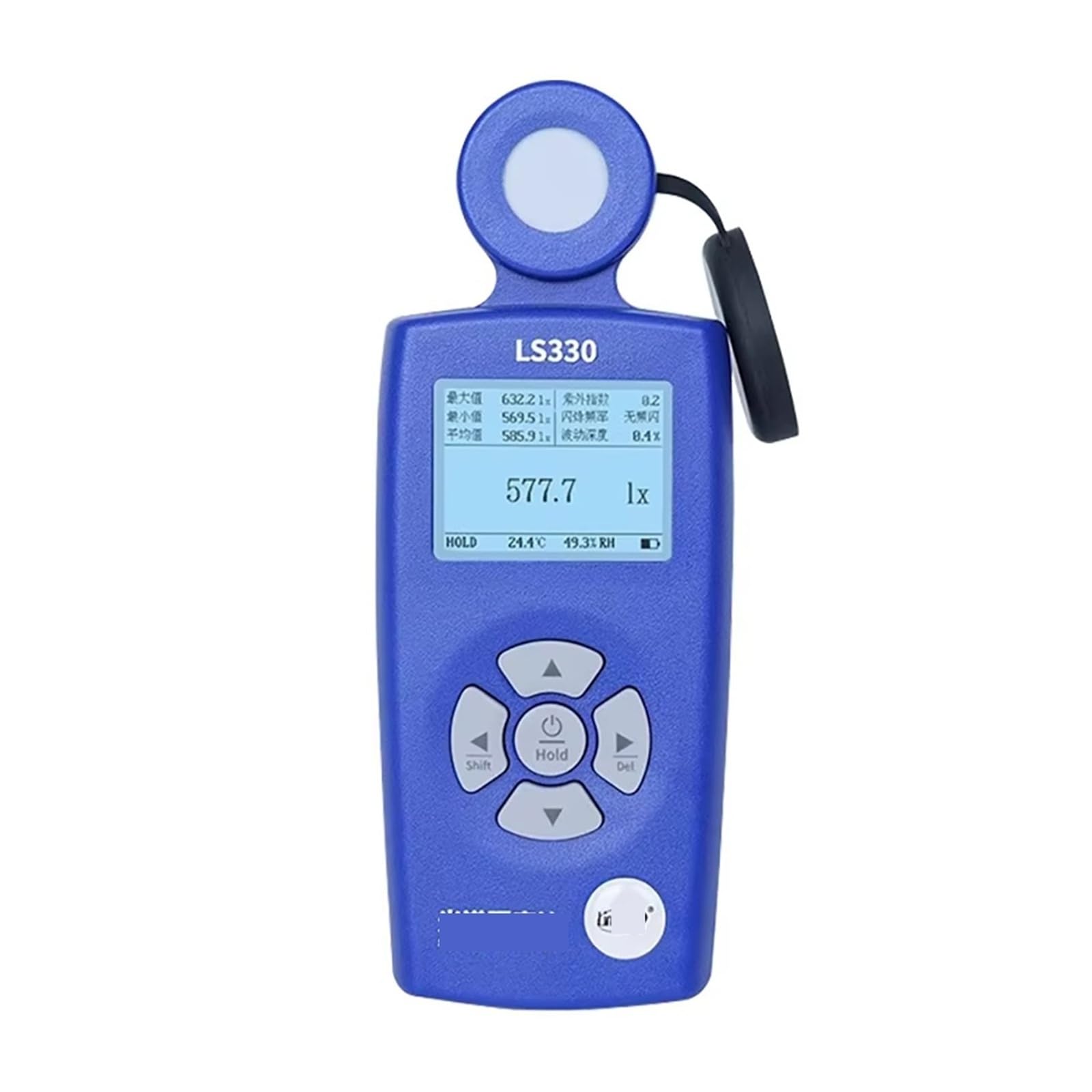 Luxmetro Luxmetro Cct Cri Luxometro Misuratore di luce Illuminometro professionale Misuratore di illuminamento spettrale ad alta precisione LS330