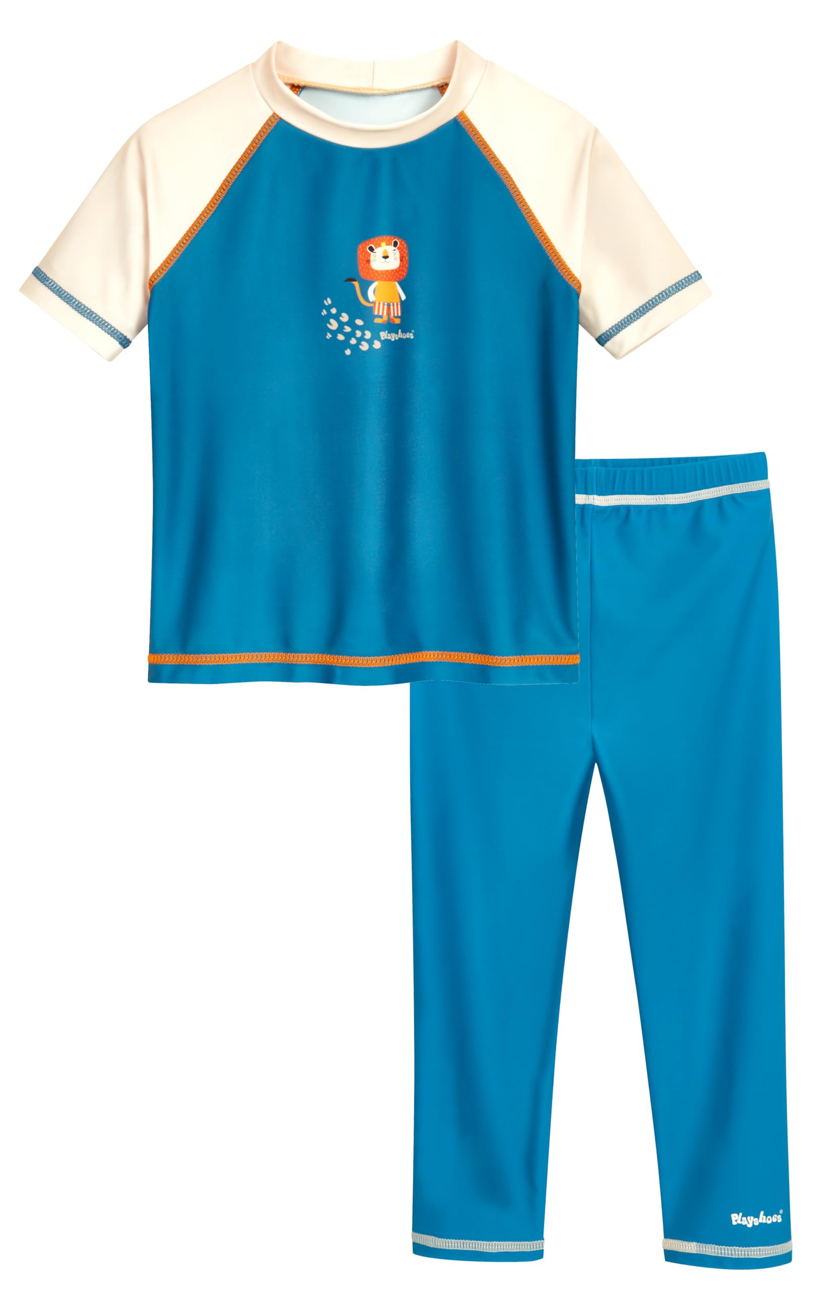 Playshoes Jungen Zweiteiler T-Shirt Schwimmshirt-Set