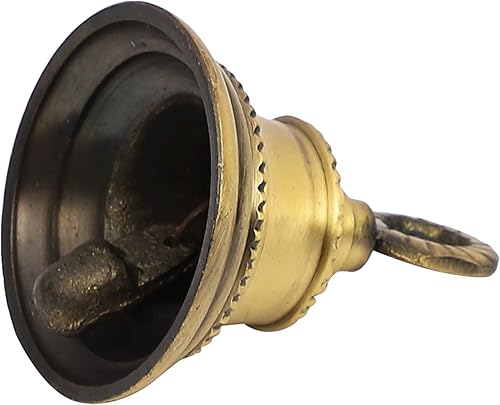 Miniatura 6 de Wonderlist Handicrafts Campanas de latón de vaca de camello elefante, 2 pulgadas de alto, 1.5 pulgadas de diámetro, decoración de estilo indio