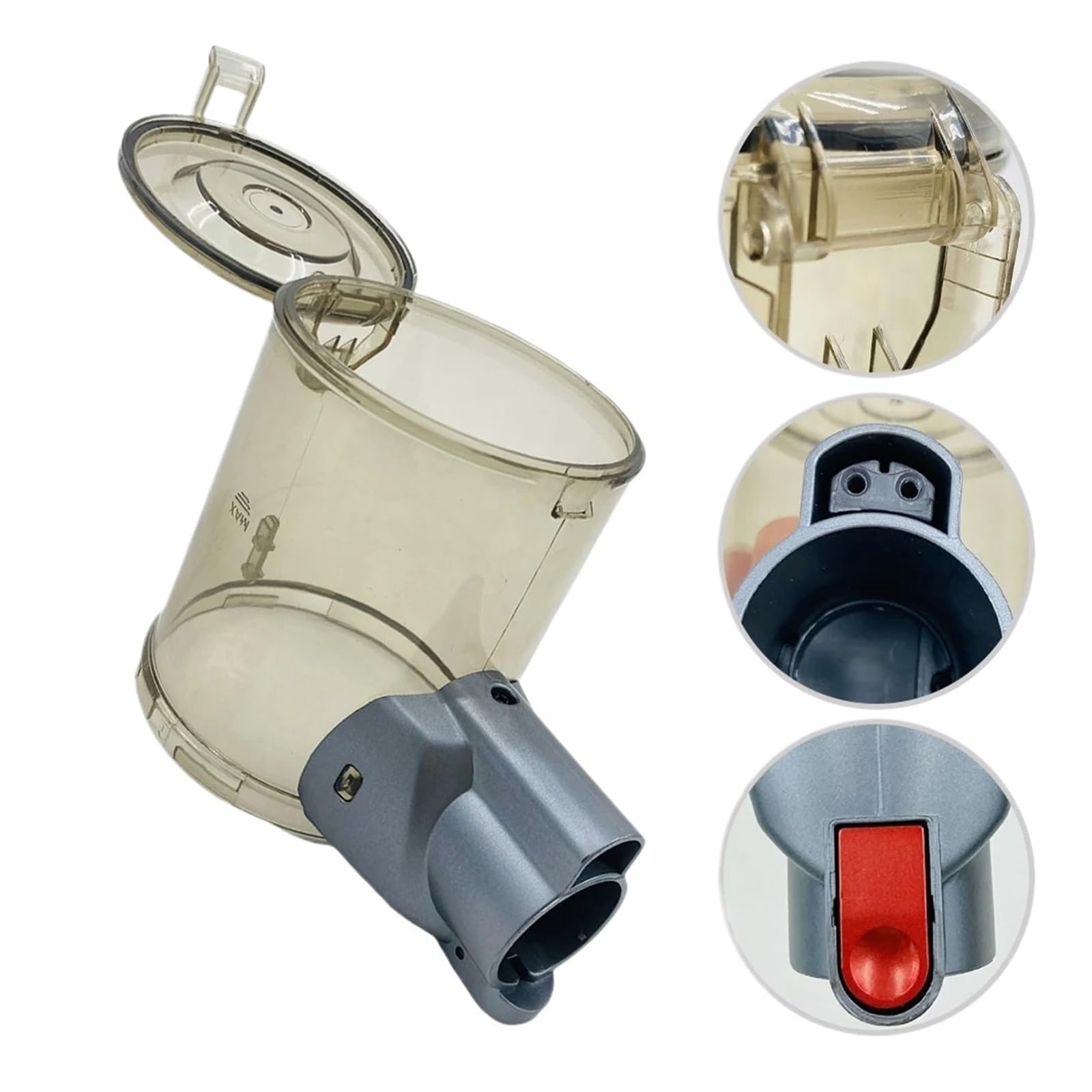 1 Bac À Poussière, Compatible Avec Les Aspirateurs Moosoo K17/K23/17 KPa/23 KPa, Bac À Poussière, Seau De Récupération De Poussière, Gobelet De Récupération De Poussière, Accessoires For Aspirateurs