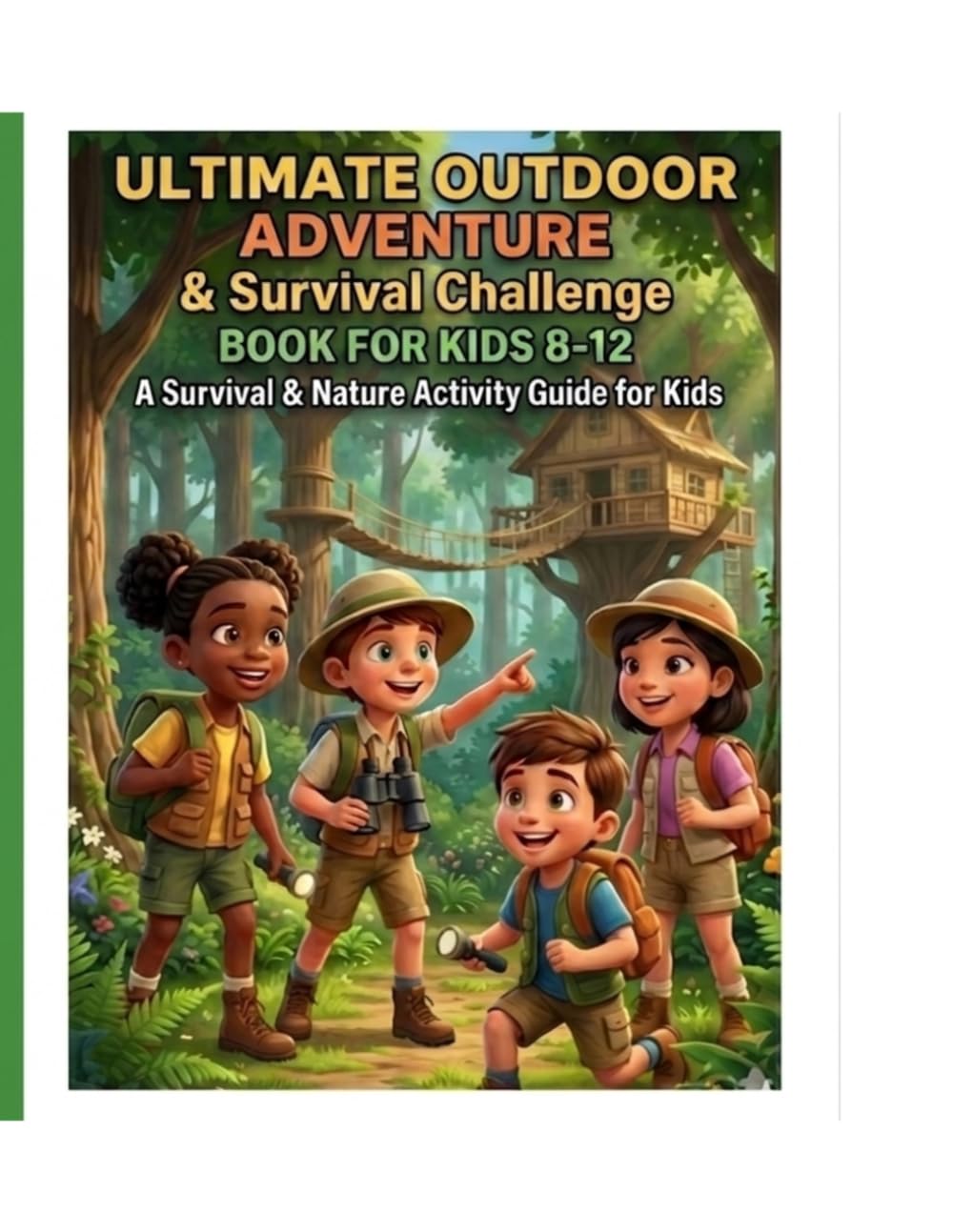 Ultimate Outdoor Adventure & Survival Challenge: A Survival & Nature Activity Guide for Kids Ages 8-16 (Scavenger Hunts, Scrambled Words, and Creative Challenges)