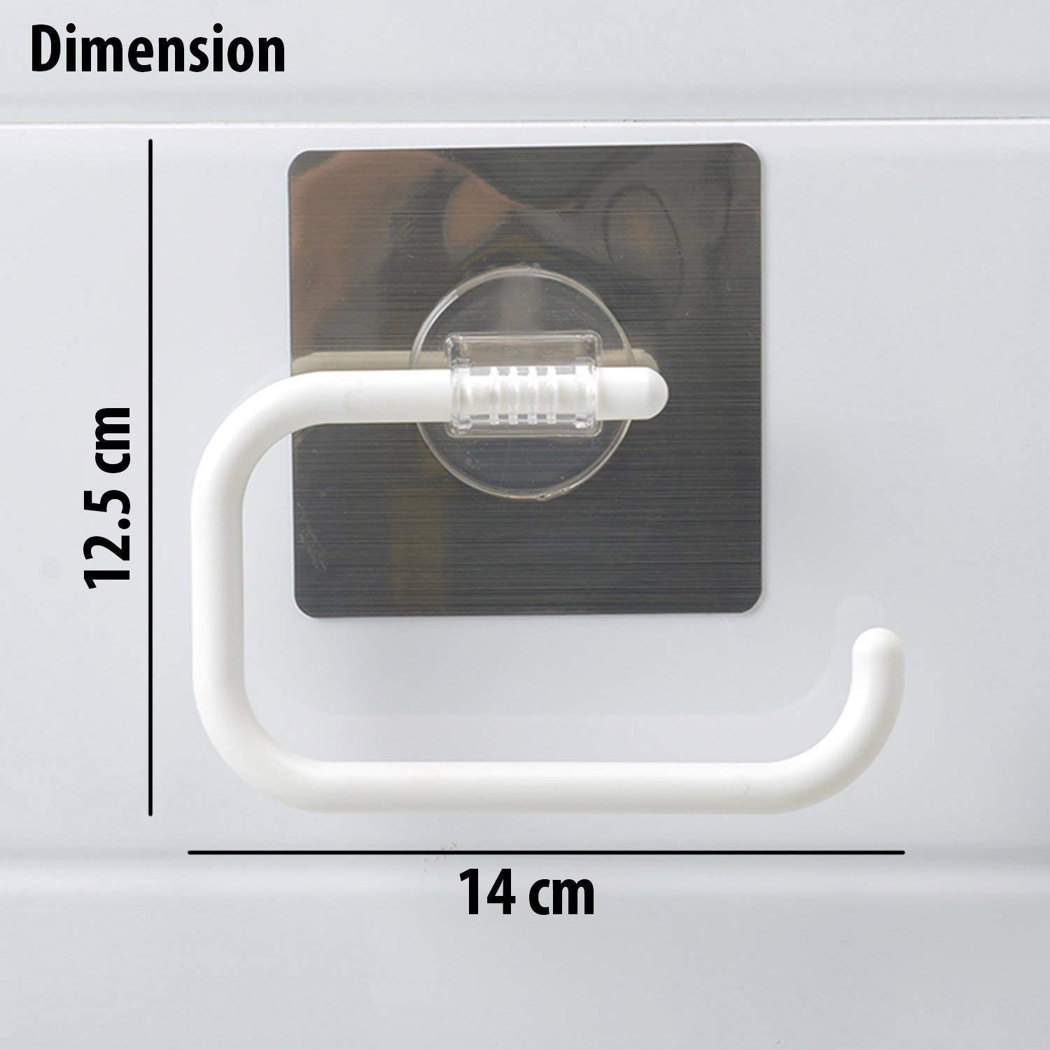 HOKIPO Magic Sticker Series Self Adhesive Kitchen/Bathroom Plastic Napkin Toilet Paper Holder 3