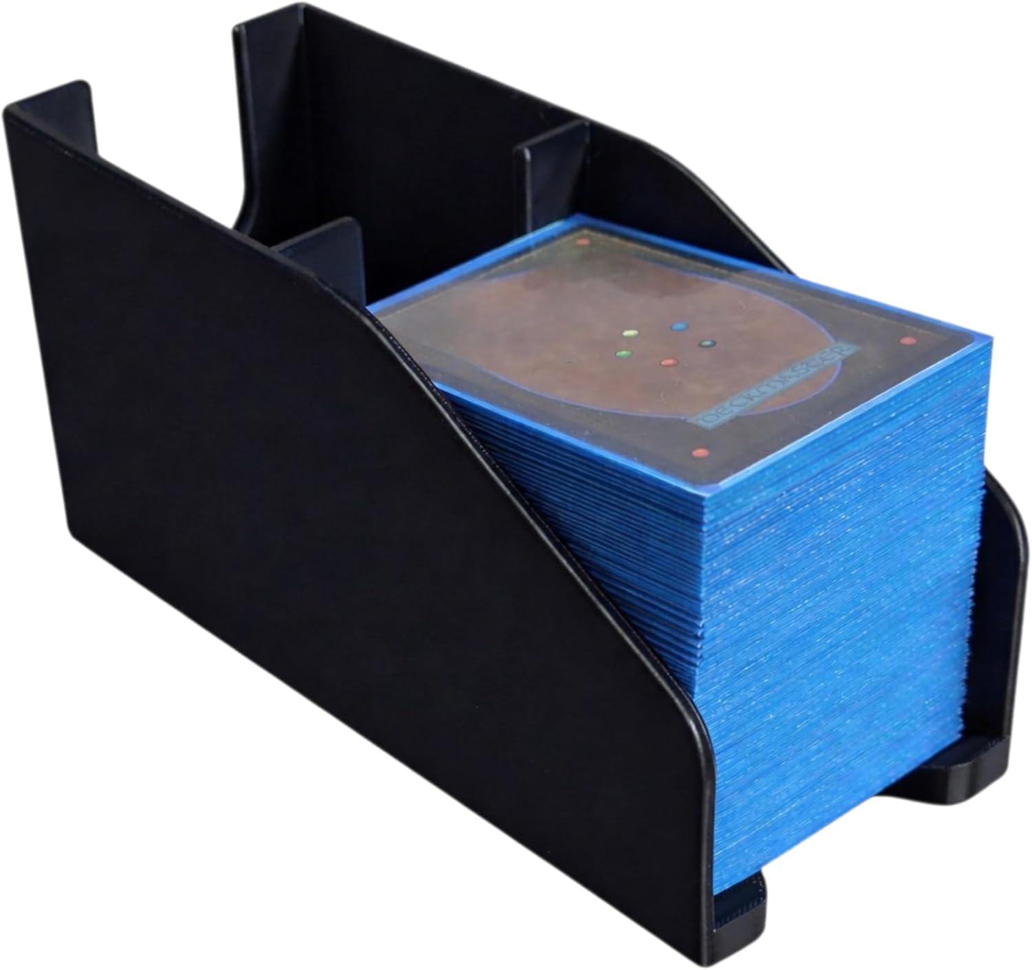 Draw and Discard Card Commander Deck Game Holder for Standard Sized Cards with Sleeves