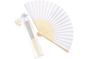 Cosweet Personalized Fans for Wedding Favors