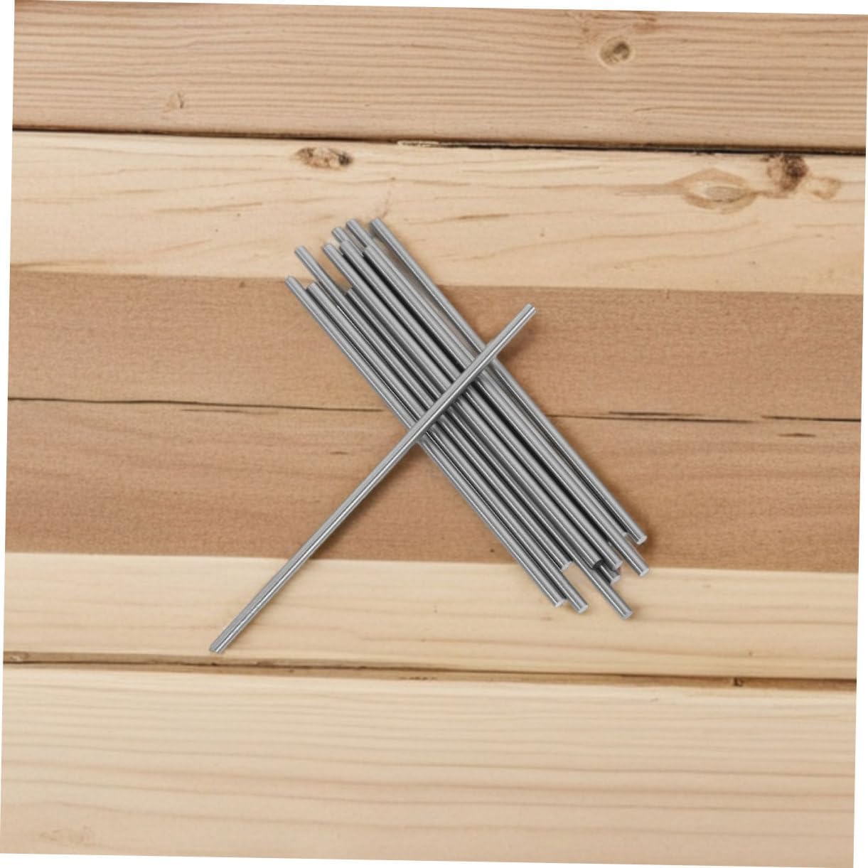 30pcs Round Steel Axles for DIY Models High Speed Steel Rods Precision Engineered for Easy Installation for Cars Boats and Helicopters Blocking Accessories for Crafts