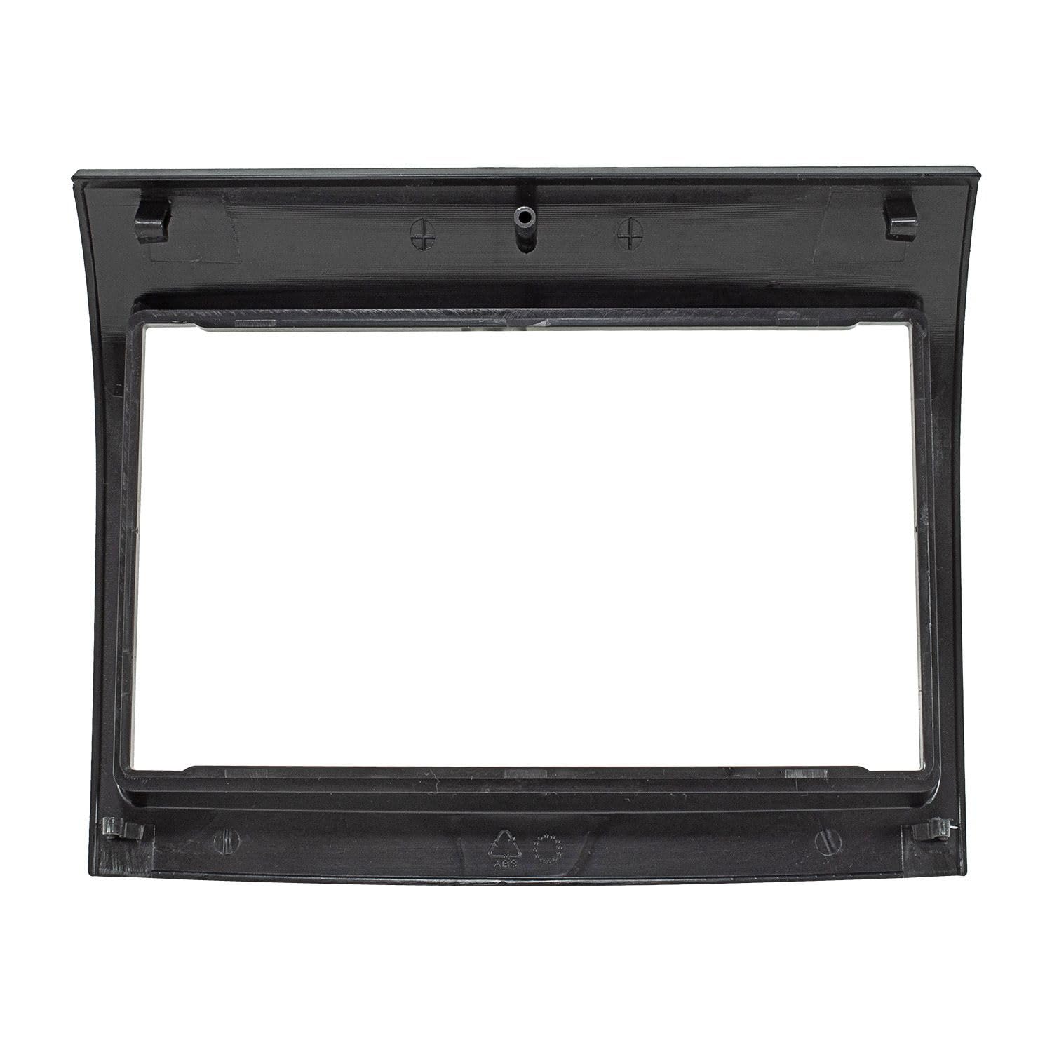 tomzz Audio 2414-051 Cornice radio doppio DIN compatibile con Fiat Ducato (250) Peugeot Boxer Citroen Jumper 2011-2014 Piano Black Lacquer