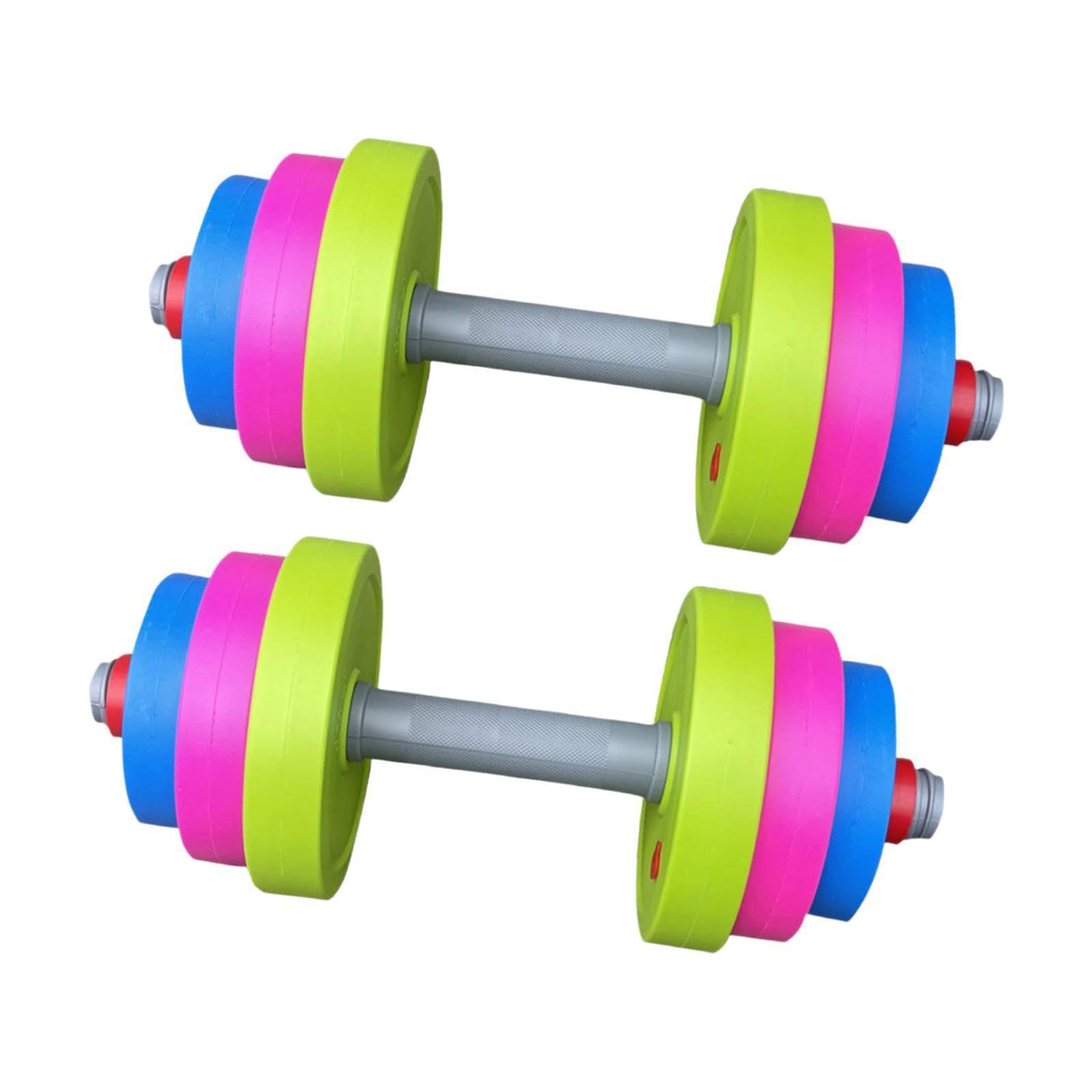 Giocattoli per bambini, set di attrezzi per sollevamento pesi, sviluppo precoce, incoraggiamento dell'interesse per lo sport nei bambini piccoli, finti, sport, palestra, Manico 12 cm