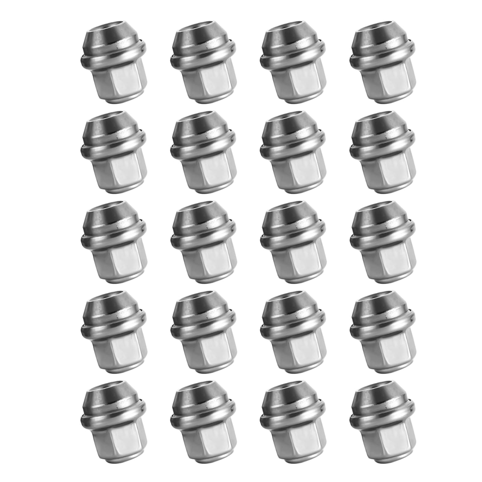20PCS Dado ruota cromato M12x1,5 ACPA1012DXA Compatibile con Fo*rd Fo*cus MK3 B Max C-Max Hopzty