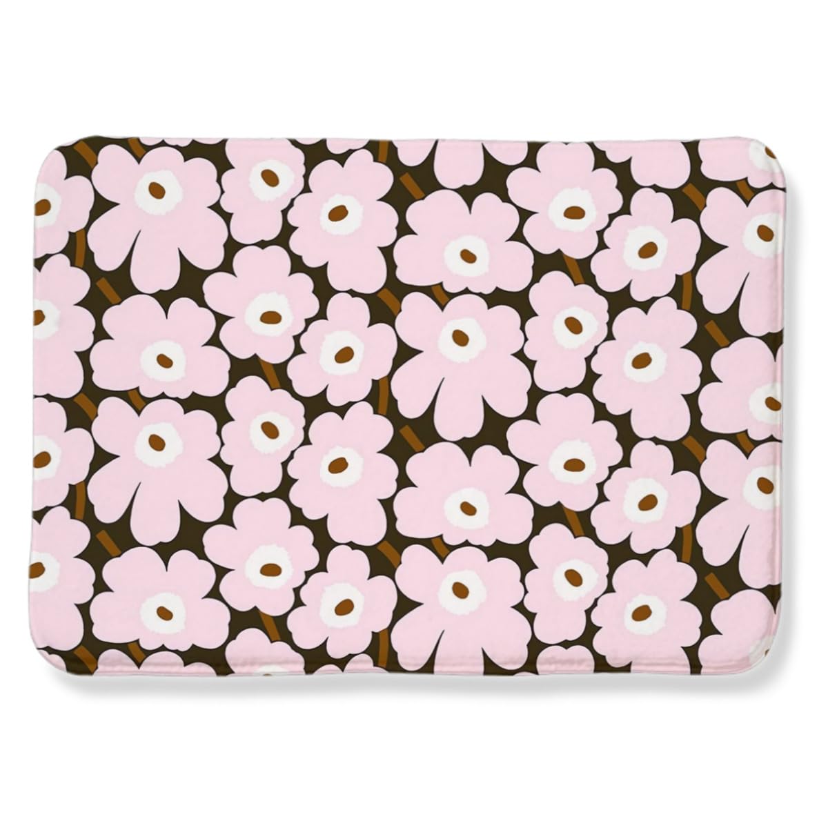 Amazon｜マリメッコ 花柄 カーペット ラグ ラグマット 200×150cm 極厚