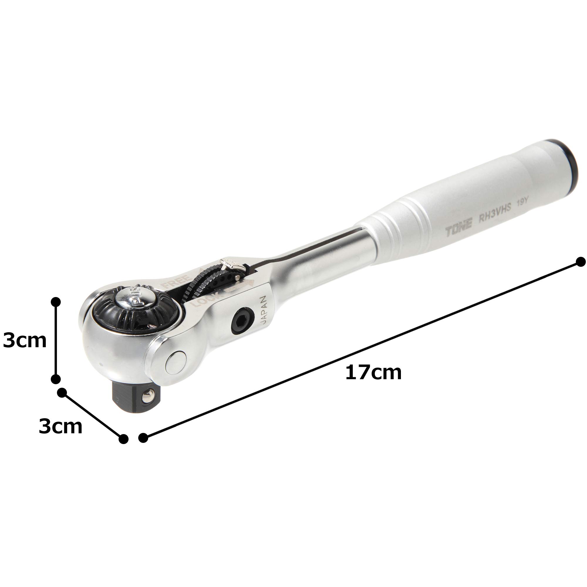 TONE Ratchet Handle - 3/8" Drive -7