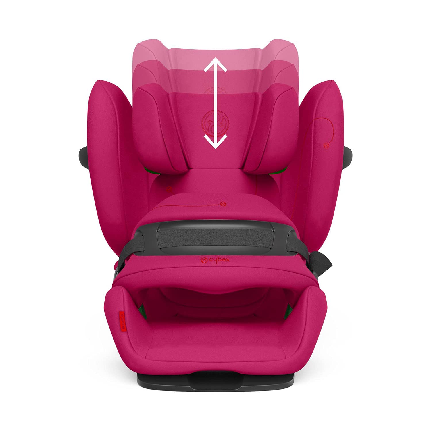 Cybex Gold Pallas G i-Size Seggiolino Auto, Rosa (Magnolia Pink), 15 mesi - 12 anni