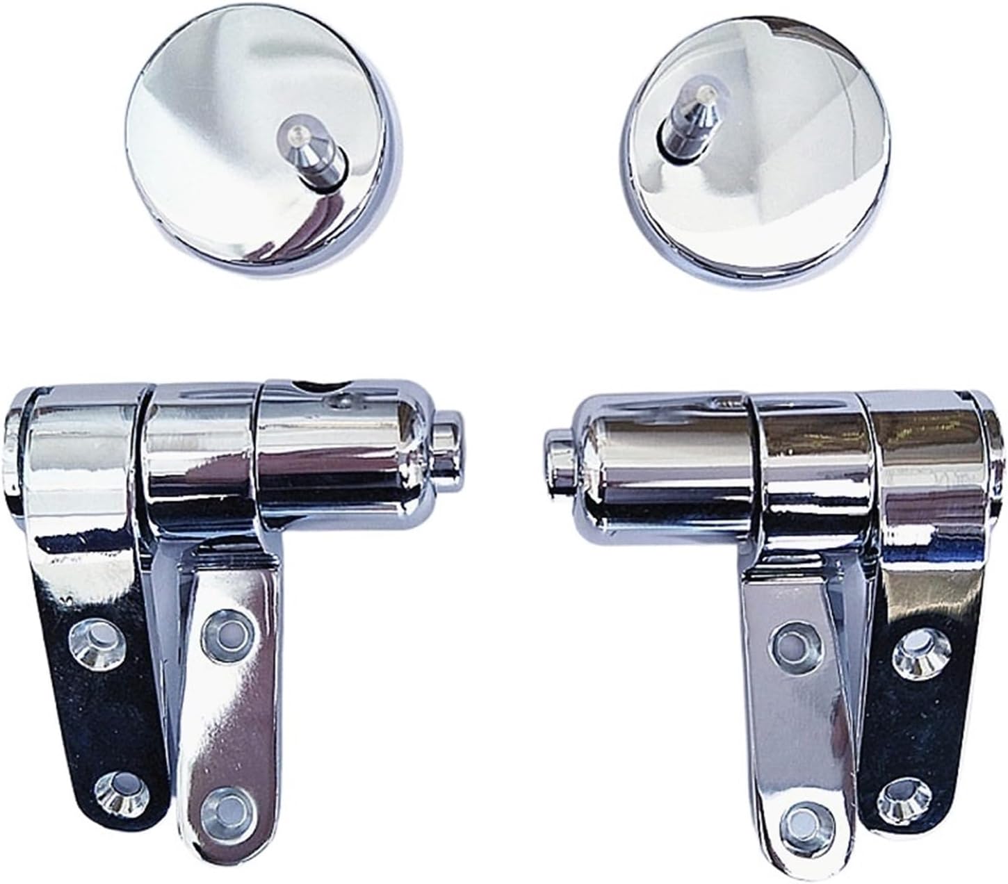 Toilet Seats Slow Drop Quick Release Stainless Steel Hinge Cover Solid Wood Resin Silver Fittings