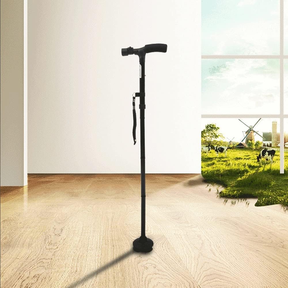 Buy OOVOO Collapsible Walking Stick with Led Light Adjustable Height
