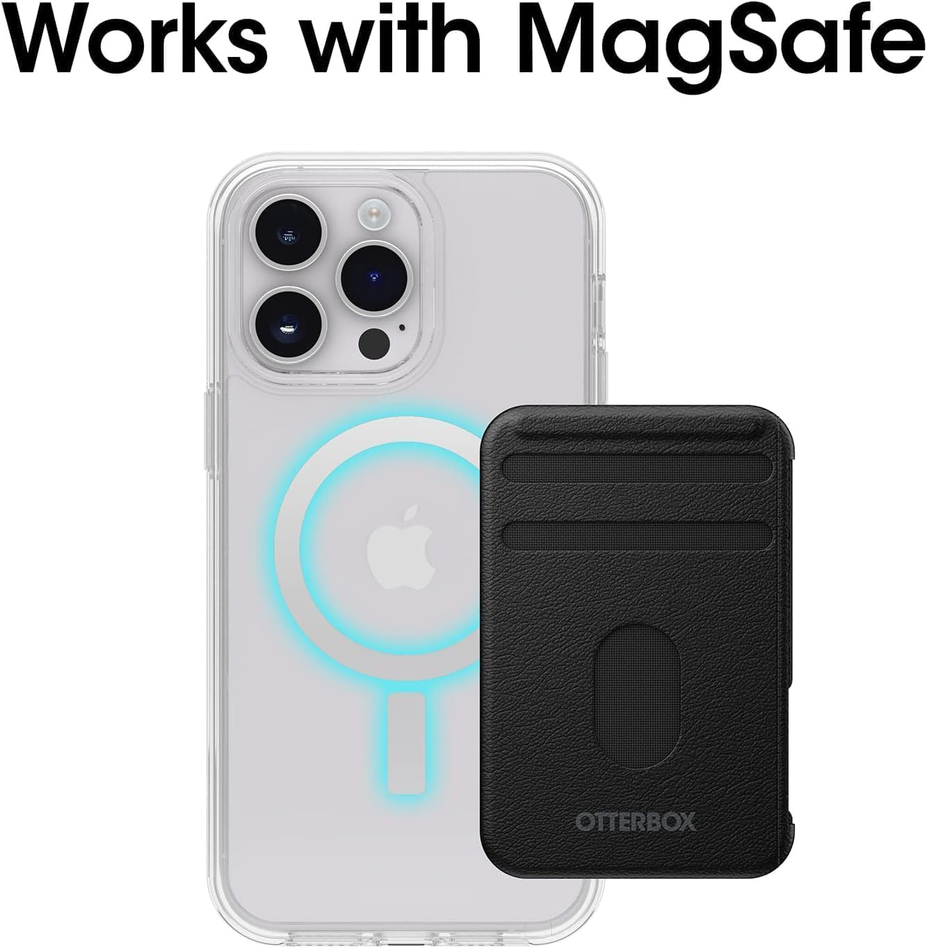 OtterBox iPhone 14 Pro Max (Only) Symmetry Clear Series+ Case - Checkmate (Pink) - Ultra-Sleek - Snaps to MagSafe - Raised Edges Protect Camera & Screen - Non-Retail Packaging