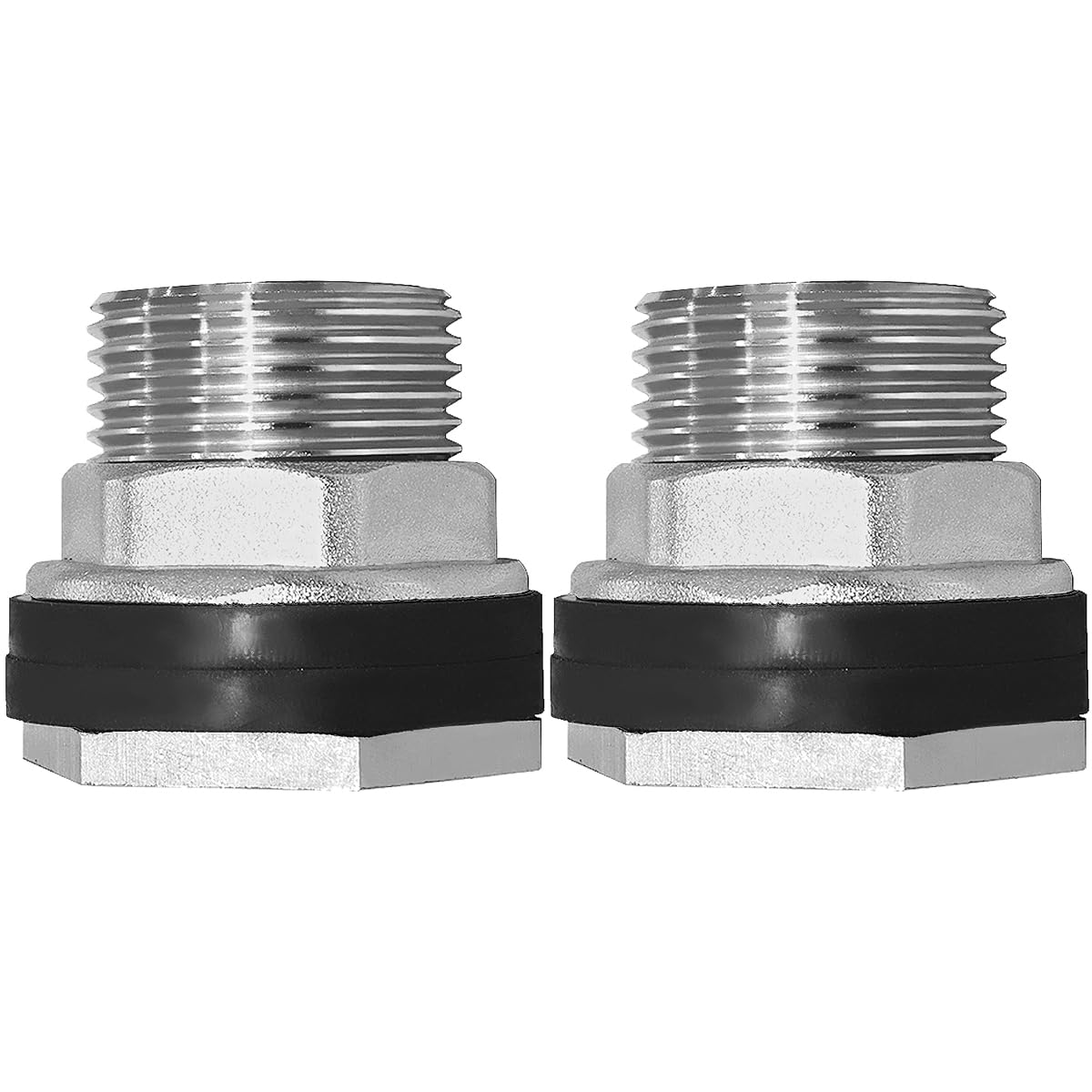 Raccord de cloison de tuyau d'arrosage en inox pour stopper les fuites de cuve
