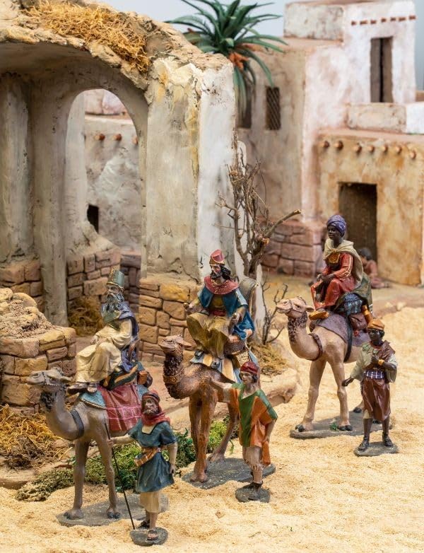 Triciclo Editores Presepe Delprado - J.L. Mayo Re Magi e pajes – Serie 11 cm BEL903